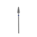 FRESA DE DIAMANTE PARA UÑAS, "PERA REDONDEADA", AZUL, DIÁMETRO DE CABEZA 5/12MM (FA101B050/12) - STALEKS