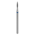 FRESA DE DIAMANTE PARA UÑAS, PUNTA DE "LLAMA", AZUL, DIÁMETRO DE CABEZAL 1.8MM/8MM (FA11B018/8)- STALEKS™