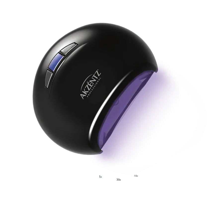 Lámpara LED compacta negra de Akzéntz