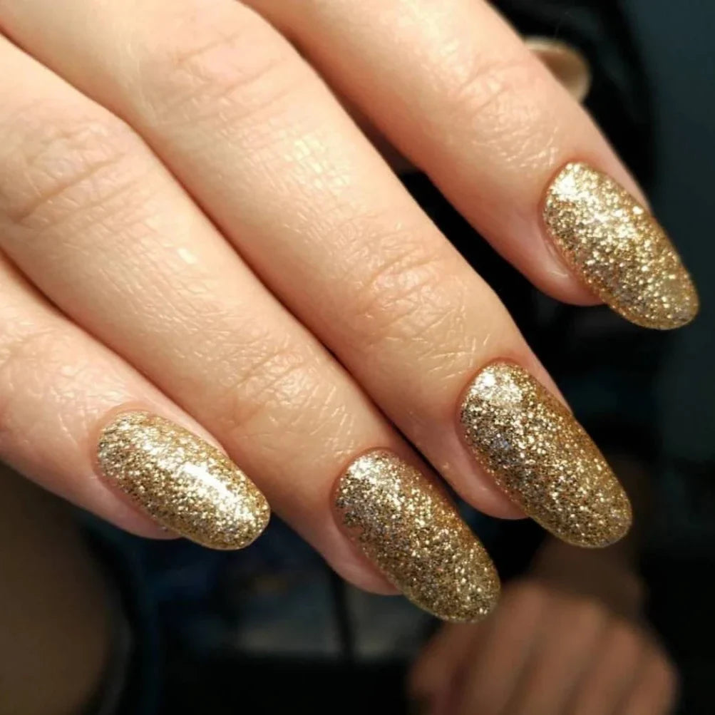 Luxio - Esmalte en gel Glitter Gold, 15ml