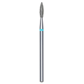 FRESA DE DIAMANTE PARA UÑAS, "FLAMA", AZUL, DIÁMETRO DE CABEZA 2.1/8MM (FA11B021/8) - STALEKS™