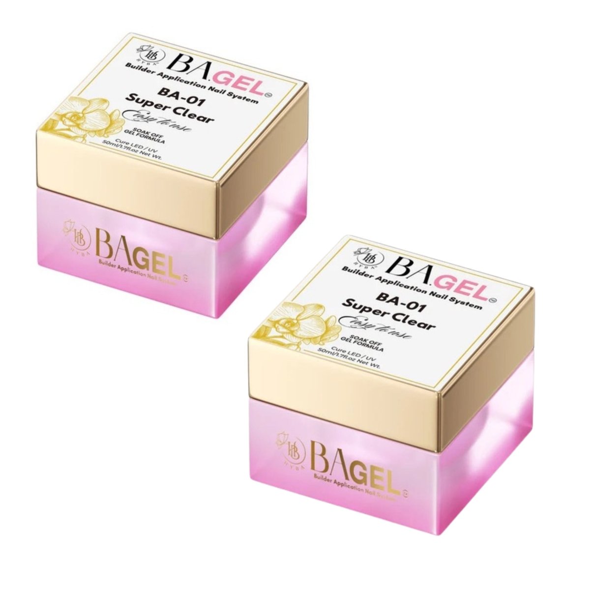 BA.GEL® Builder Bottle Gel - #BA-01 Super Clear (50ml)