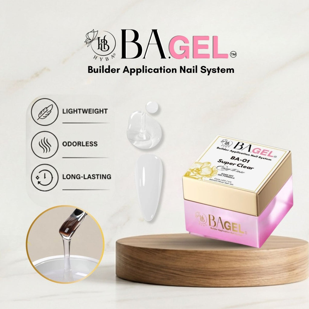 BA.GEL® Builder Bottle Gel - #BA-01 Super Clear (50ml)