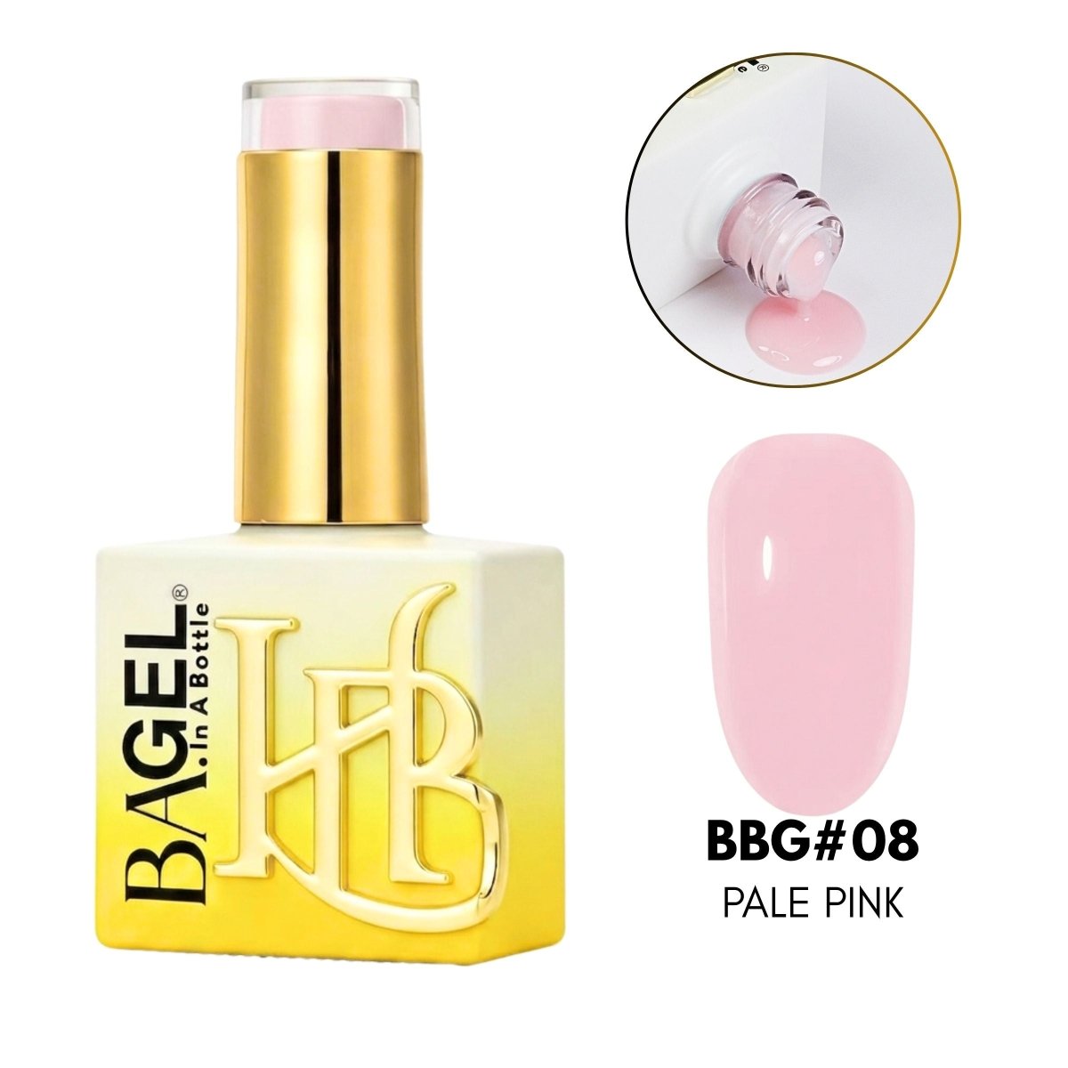 BA.GEL® Builder Bottle Gel (BBG) BBG#08 - Pale Pink (20ml)