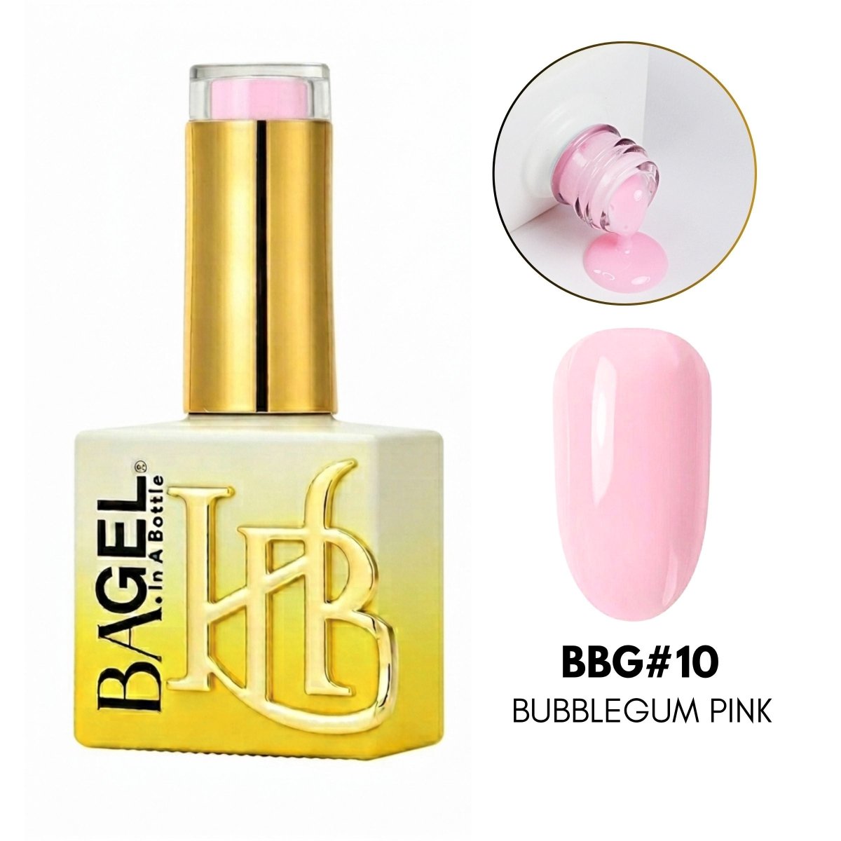 BA.GEL® Builder Bottle Gel (BBG) BBG#10 - Bubblegum Pink (20ml)