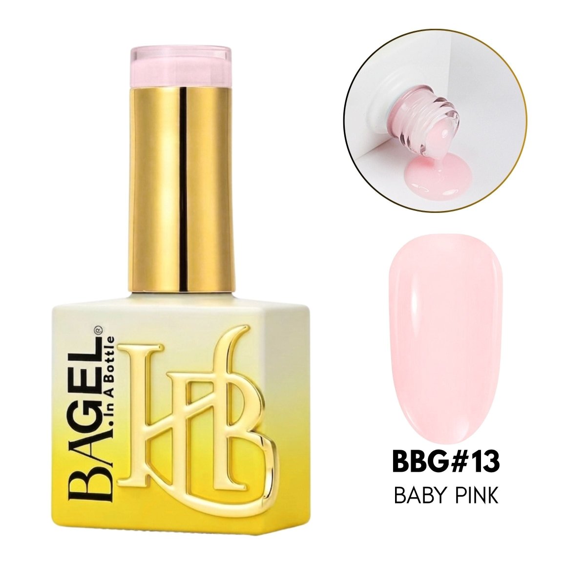 BA.GEL® Builder Bottle Gel (BBG) BBG#13 - Baby Pink (20ml)