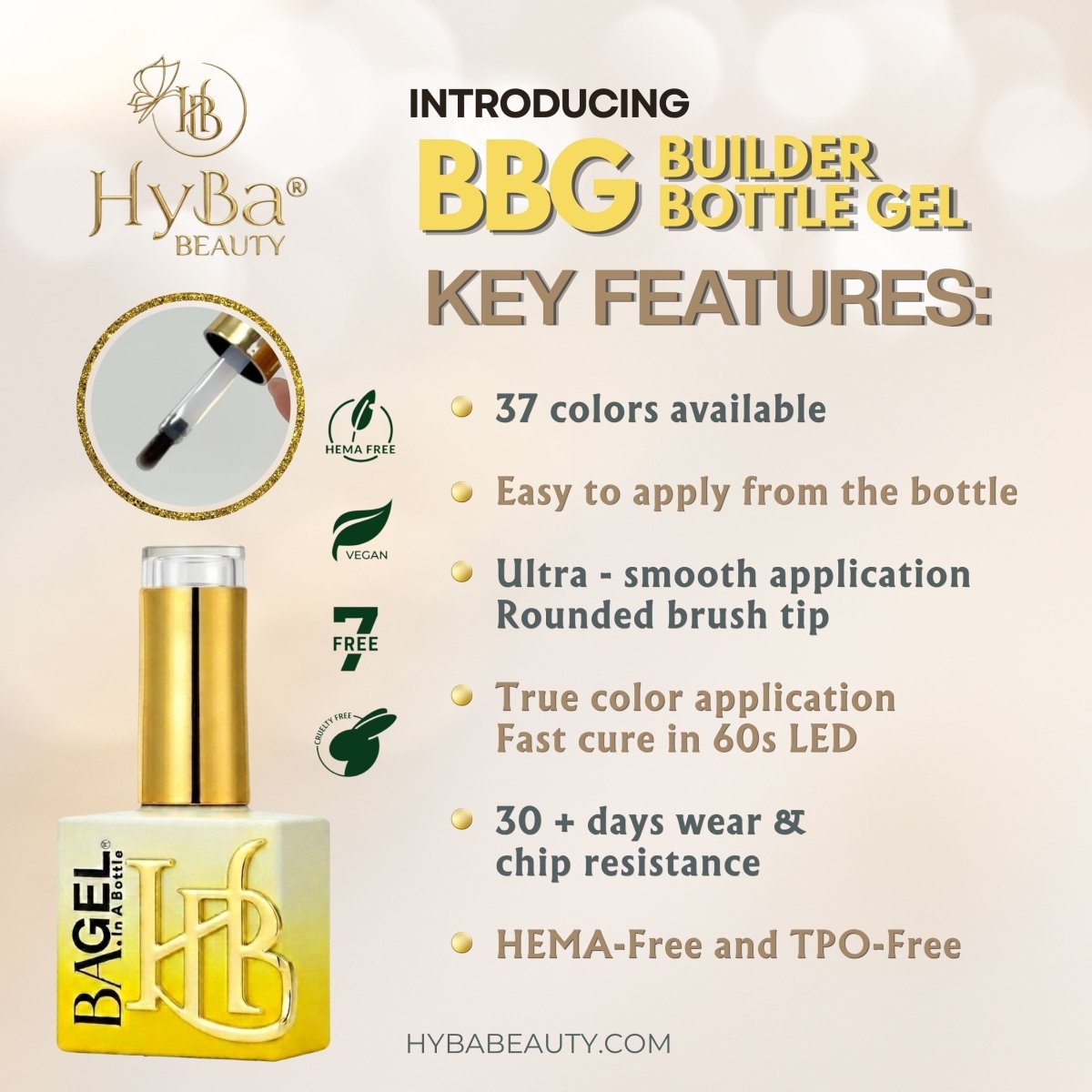 BA.GEL® Builder Bottle Gel (BBG) BBG#09 - Cover Pink (20ml)