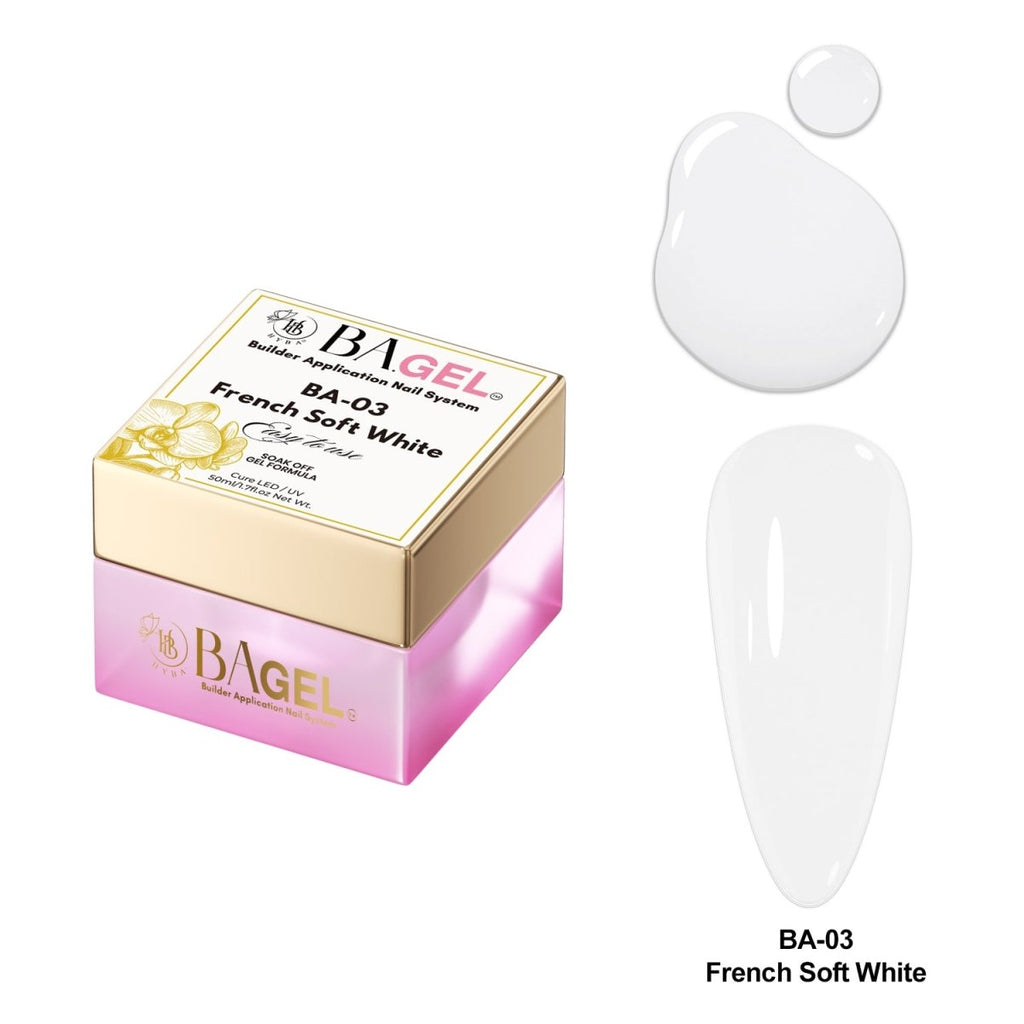 BA.GEL® Builder Bottle Gel - #BA-03 French Soft White (50ml)