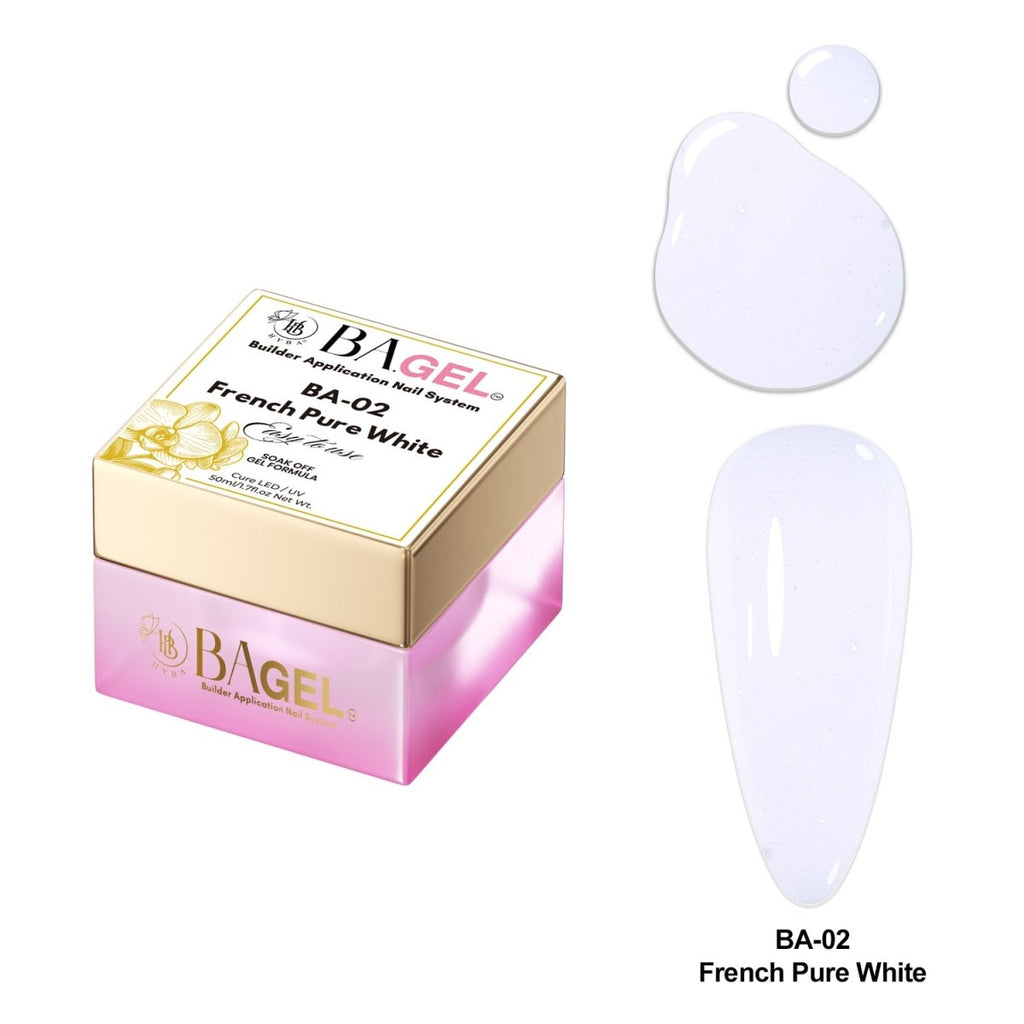 BA.GEL® Builder Bottle Gel - #BA-02 Pure White (50ml)