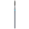 FRESA DE DIAMANTE PARA UÑAS, "LLAMA", AZUL, DIÁMETRO DE CABEZA 2.1/8MM (FA10B021/8) - STALEKS™