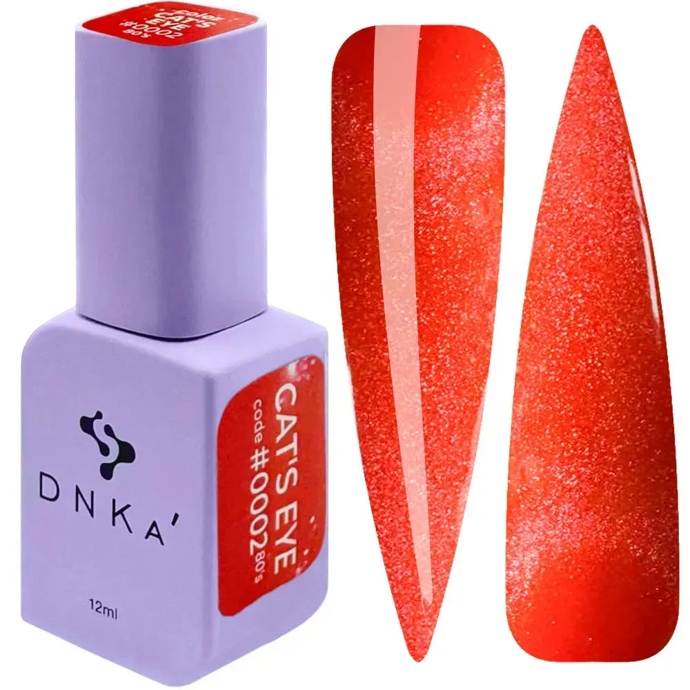 DNKa - Esmalte Semipermanente Cat's Eye #0002 (Colección 80's), 12ml
