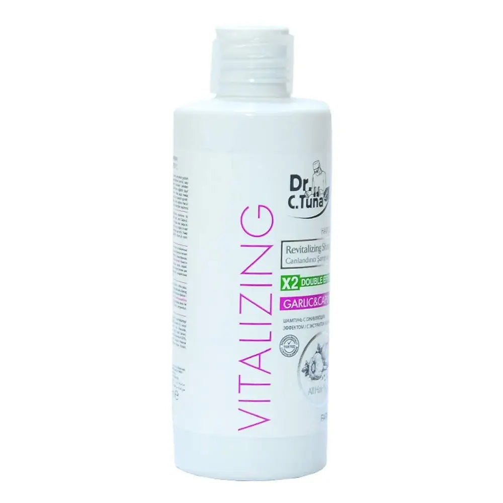 Champú vitalizante con ajo y capixyl Dr. C. Tuna 225 ml