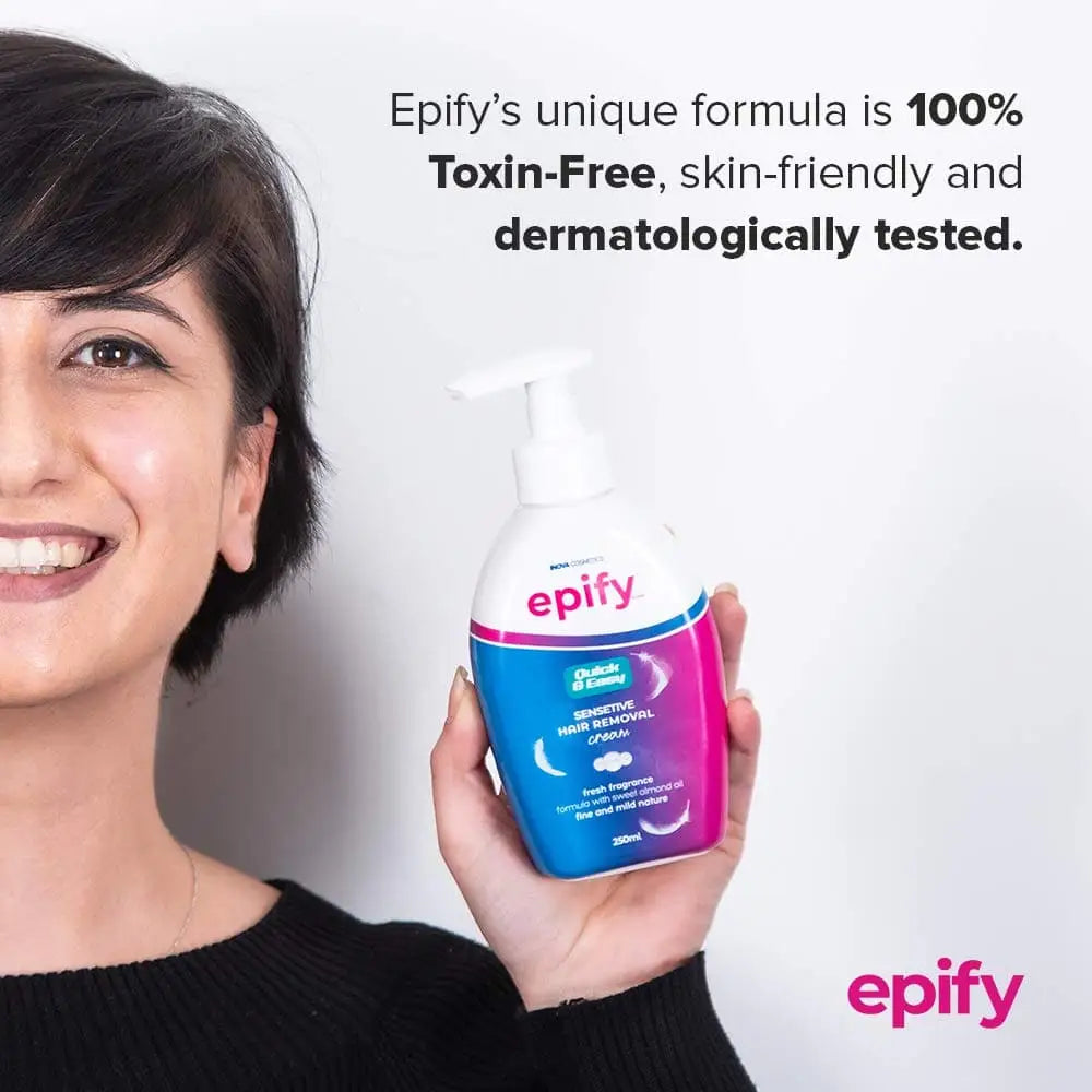 Crema depilatoria Epify 250 ml (paquete de 3)