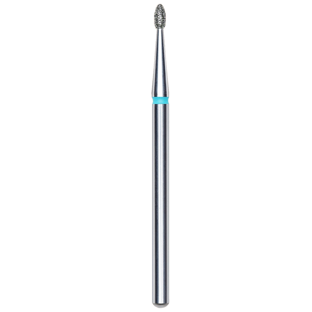 FRESA DE DIAMANTE PARA UÑAS, "BUD" (FORMA DE CAPULLO), AZUL, DIÁMETRO DE CABEZA 1.6/3.4MM (FA50B016/3.4) - STALEKS™