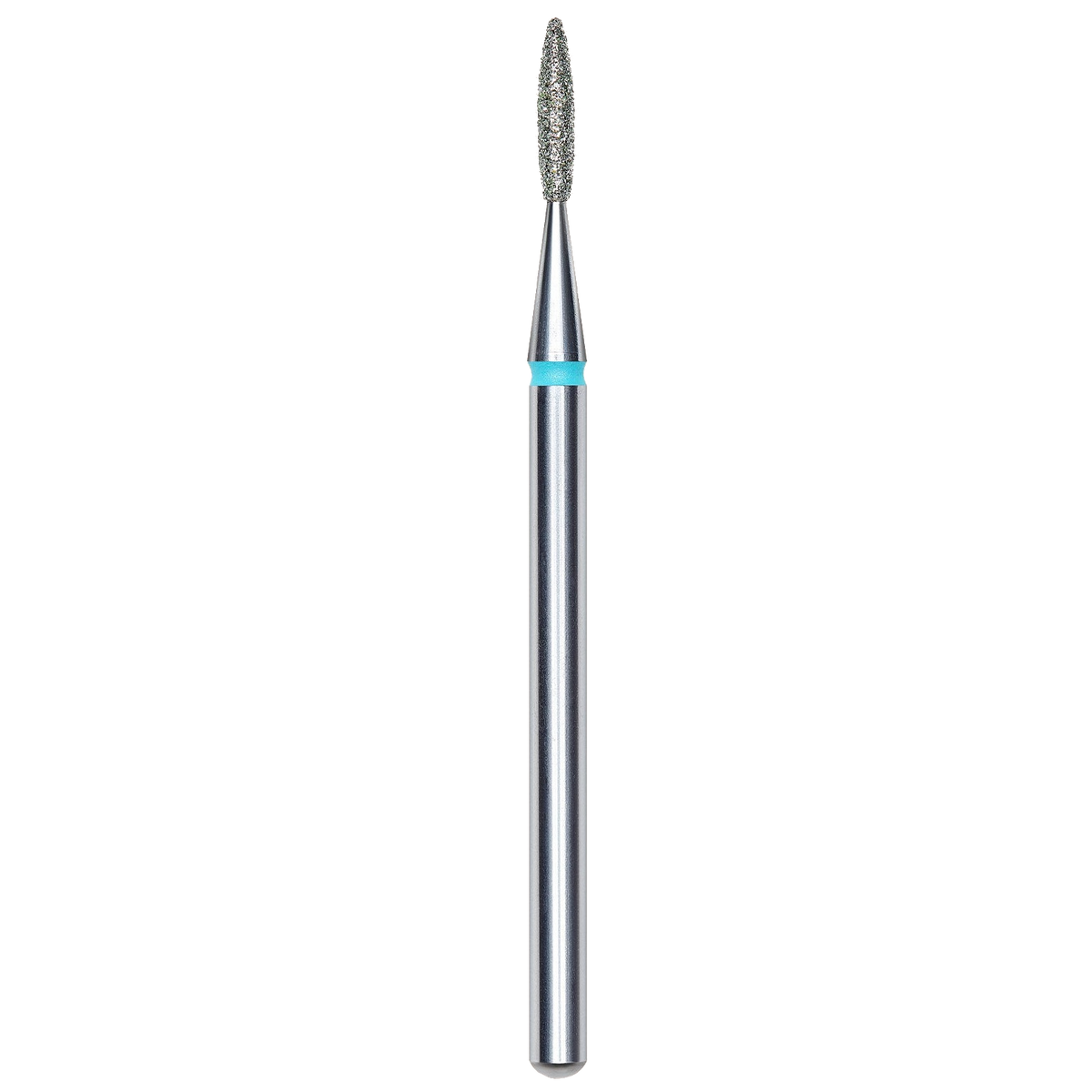DIAMOND NAIL DRILL BIT, "FLAME", BLUE, HEAD DIAMETER 1.6/8MM (FA10B016/8) - STALEKS™