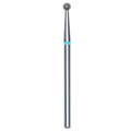FRESA DE DIAMANTE PARA UÑAS, "BOLA", AZUL, DIÁMETRO DE LA CABEZA 2.5MM (FA01B025) - STALEKS™