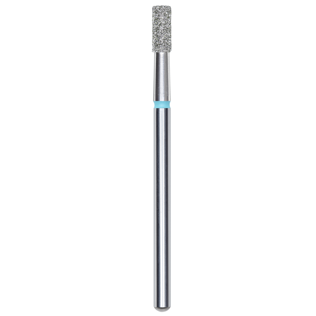 FRESA DE DIAMANTE PARA MANICURA, "CILINDRO", AZUL, DIÁMETRO DE CABEZAL 2.5/6MM (FA20B025/6) - STALEKS™
