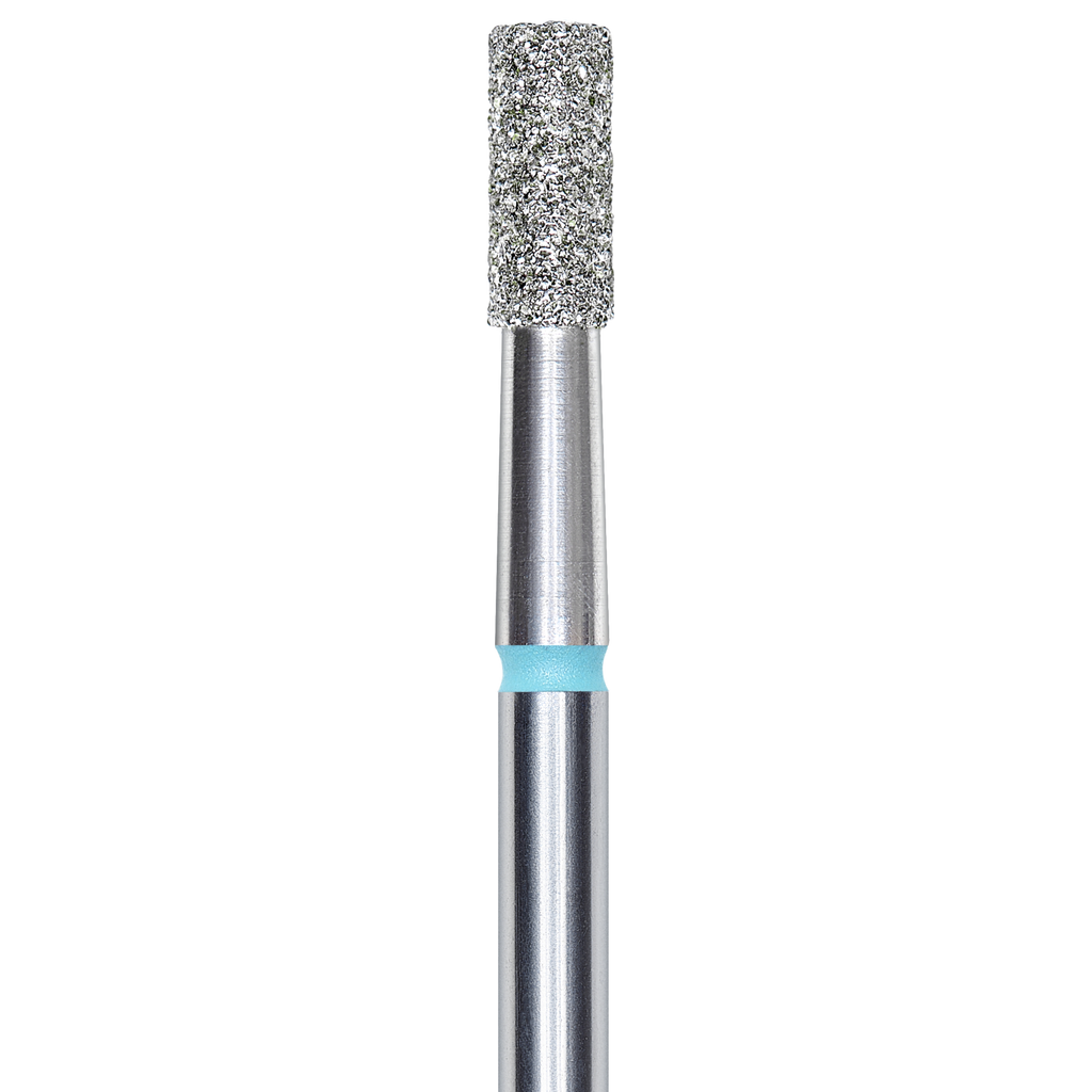 FRESA DE DIAMANTE PARA MANICURA, "CILINDRO", AZUL, DIÁMETRO DE CABEZAL 2.5/6MM (FA20B025/6) - STALEKS™