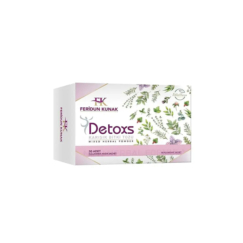 Té de desintoxicación Feridun Kunak en polvo de hierbas mixtas, 5 g x 30 unidades