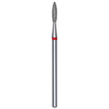 FRESA DE DIAMANTE PARA UÑAS, "FLAMA", ROJA, DIÁMETRO DE CABEZA 2.1/8MM (FA10R021/8) - STALEKS™