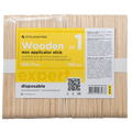 ESPÁTULA DE MADERA PARA CERA STALEKS PRO EXPERT 10 N.º 1, 100 UDS. DSW-10 - STALEKS™
