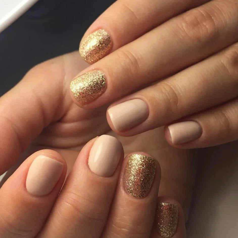 Luxio - Esmalte en gel Glitter Gold, 15ml