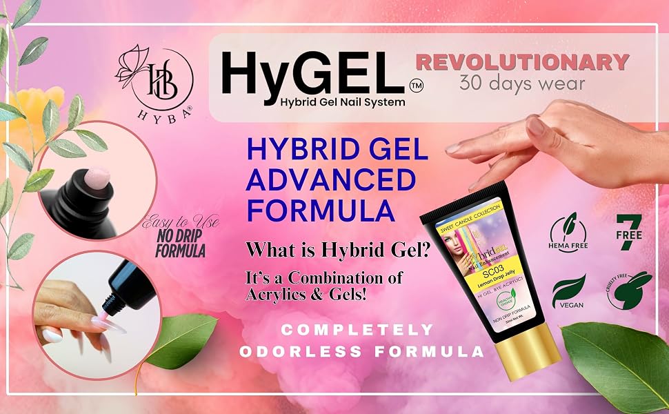 Hybrid Gel Professional Nail Polish - HyGEL® 30ml  / #SC03 Lemon Drop Jelly