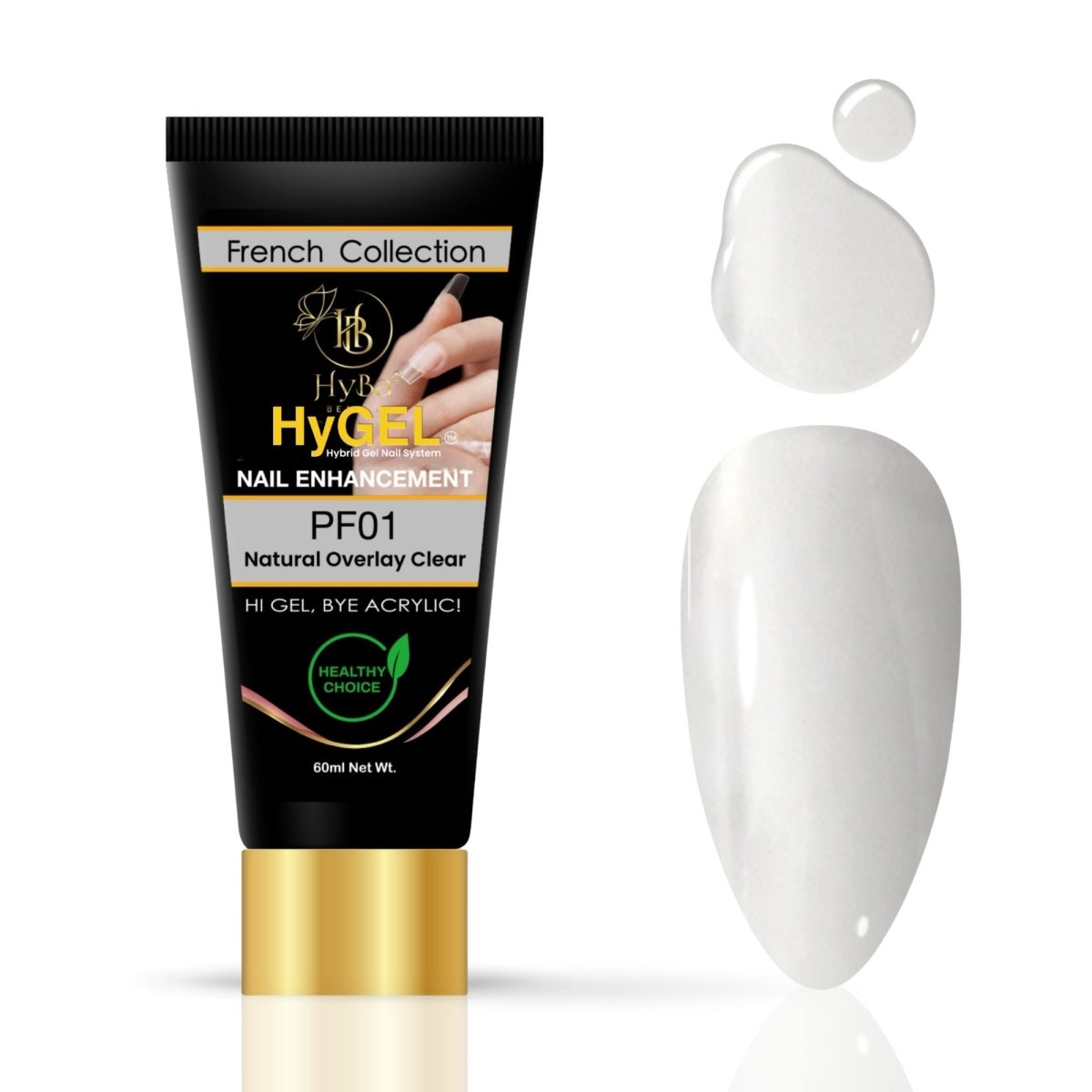 Hybrid Gel - HyGEL 60ml / #PF01 Natural Clear Overlay