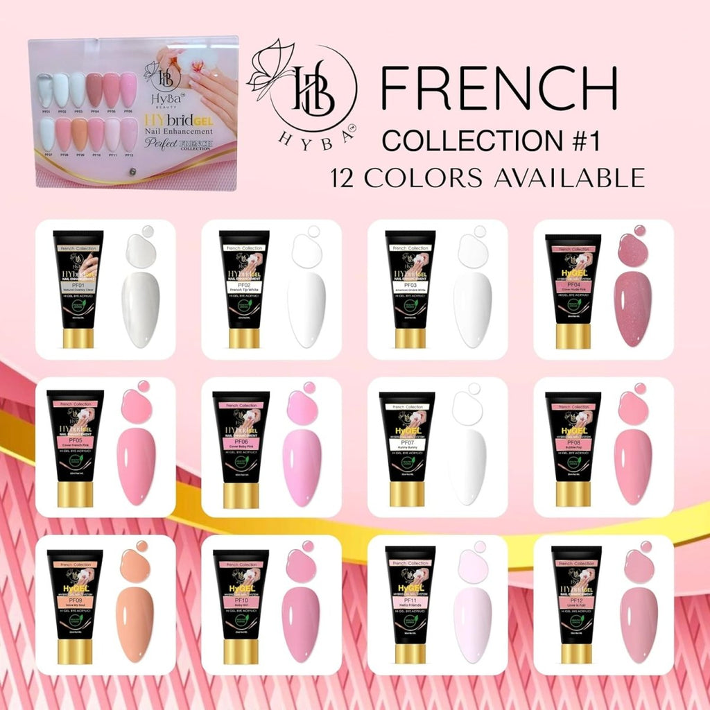Esmalte de uñas profesional Hybrid Gel - HyGEL 60ml / #PF07 Hunny Bunny White