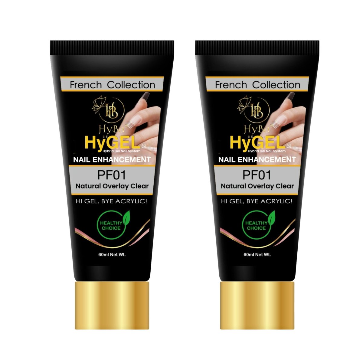 Hybrid Gel - HyGEL 60ml / #PF01 Natural Clear Overlay