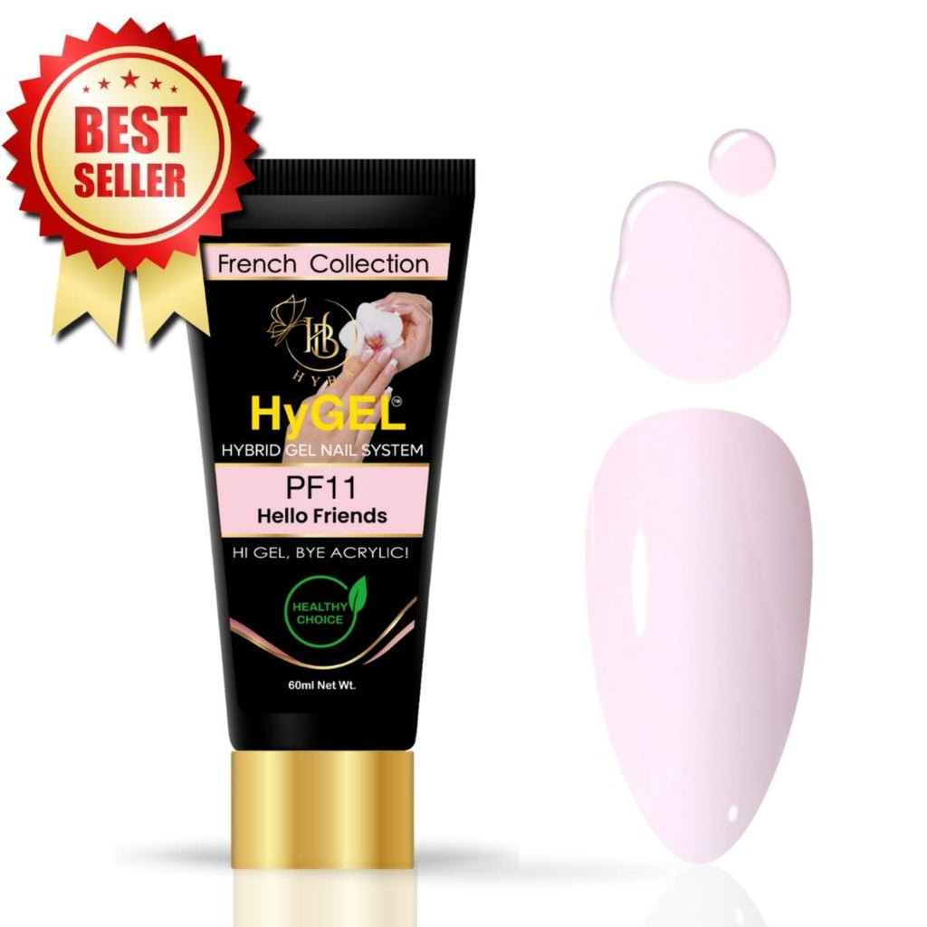 Hybrid Gel Professional Nail Polish - HyGEL 60ml / #PF11 Hello Friends Pink
