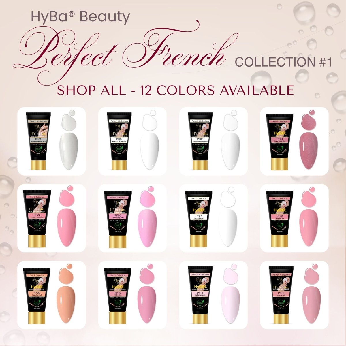 Hybrid Gel - HyGEL 60ml / #PF01 Natural Clear Overlay