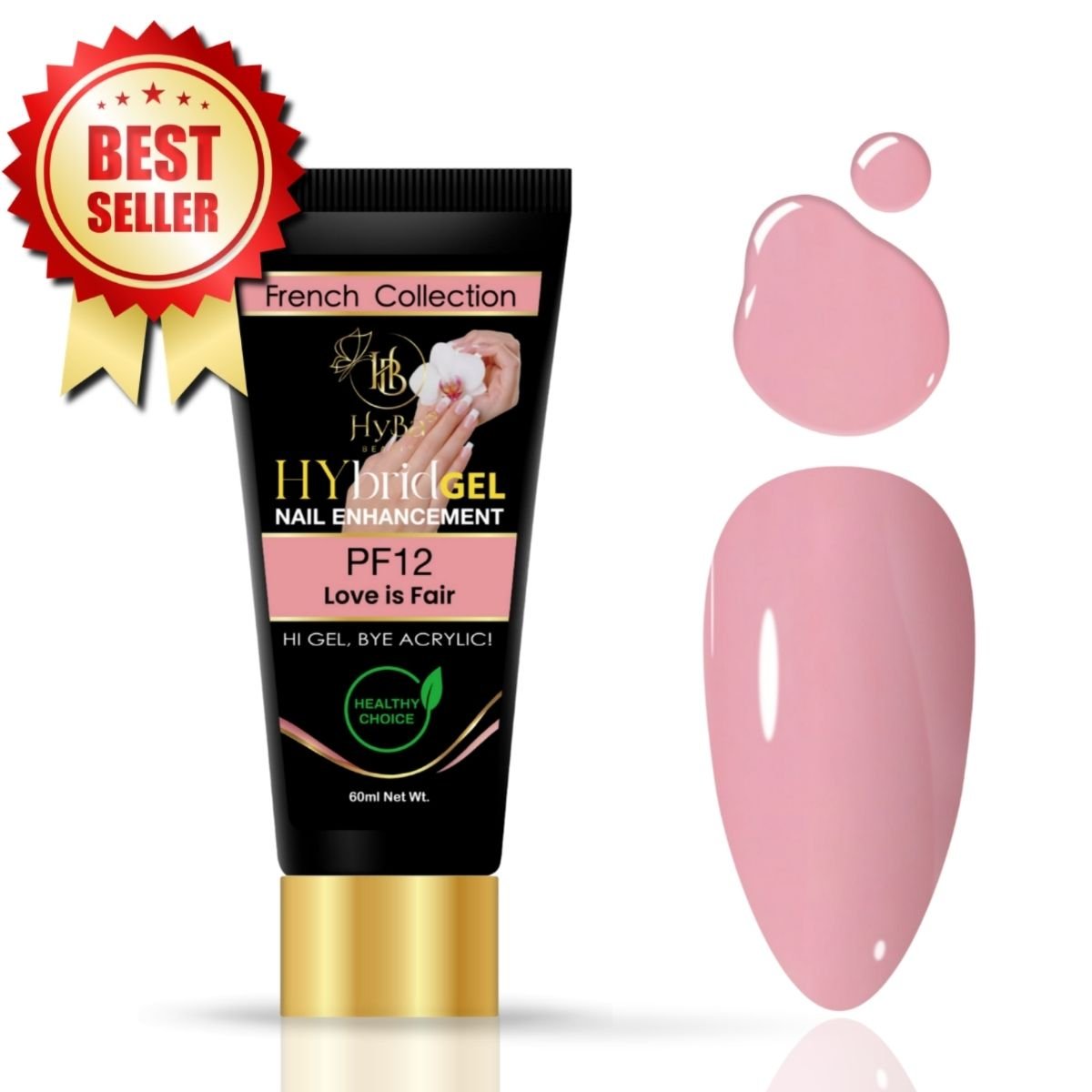 Hybrid Gel Professional Nail Polish- HyGEL 60ml / #PF12 Love Is Fair Pink
