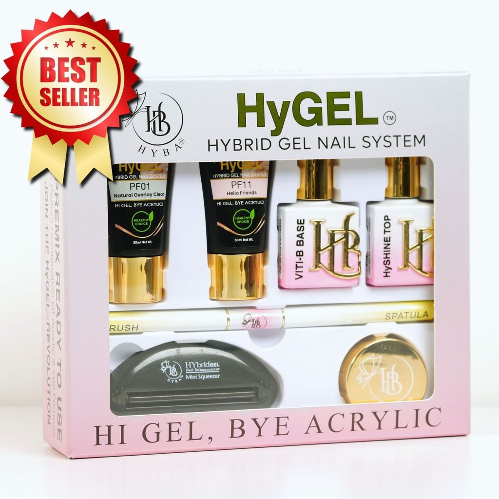 HyGEL® Hybrid DIY Home or Professional Gel Nail System - Ready Kit #2