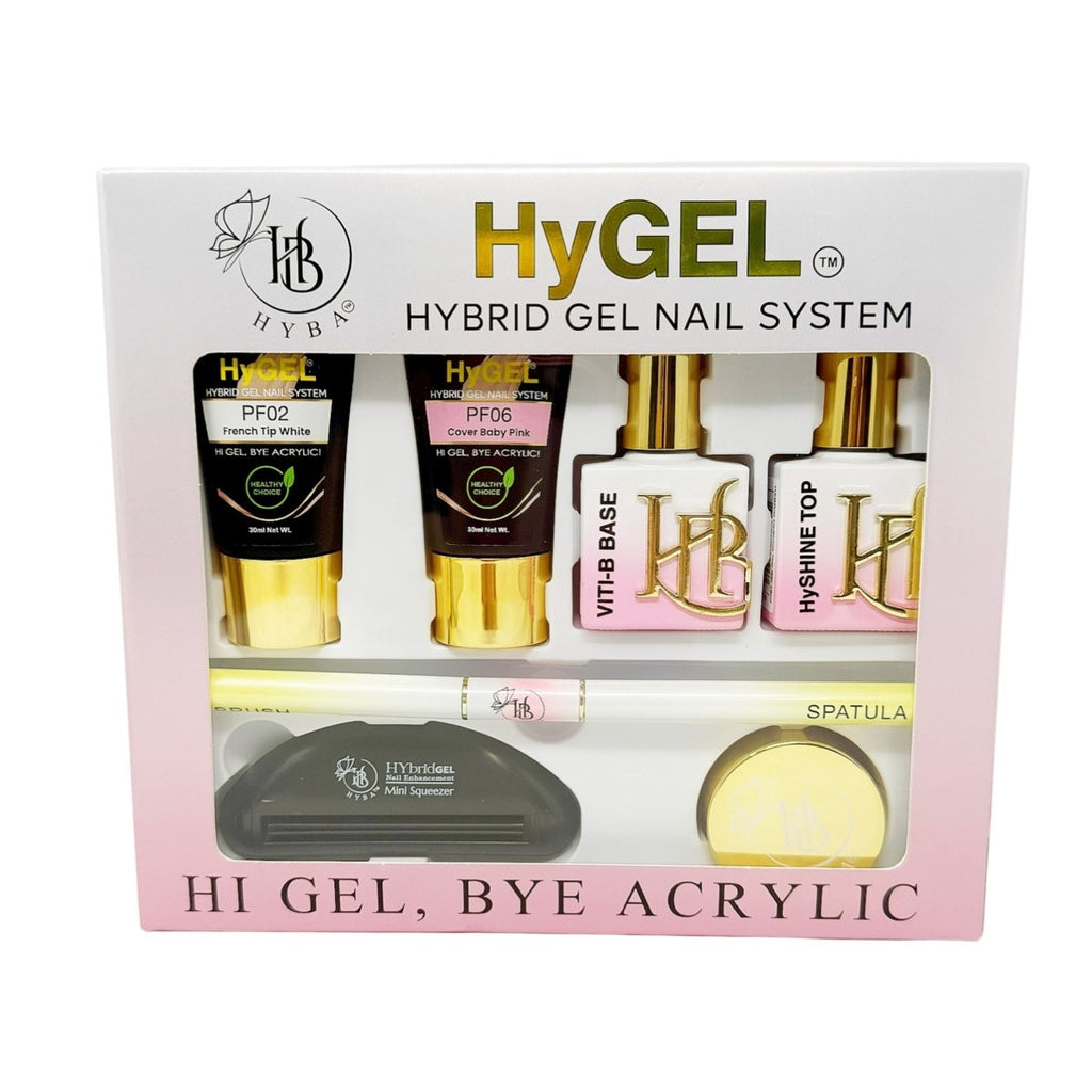 HyGEL® Hybrid DIY Home or Professional Gel Nail System - Ready Kit #2