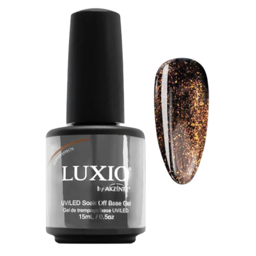 Luxio - Effects Copper Shimmer Top Gel, 15 ml