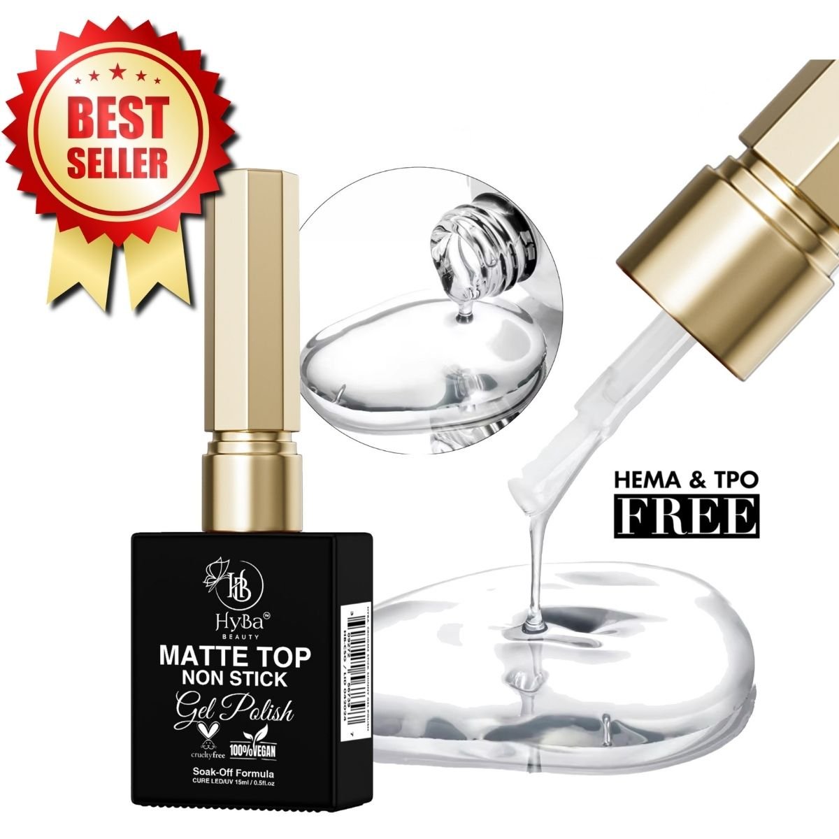 MATTE Top Non Stick - Gel Polish - 15ml