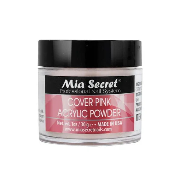 Mia Secret - Polvo Acrílico Cover Pink, 1oz, 2oz y 4oz