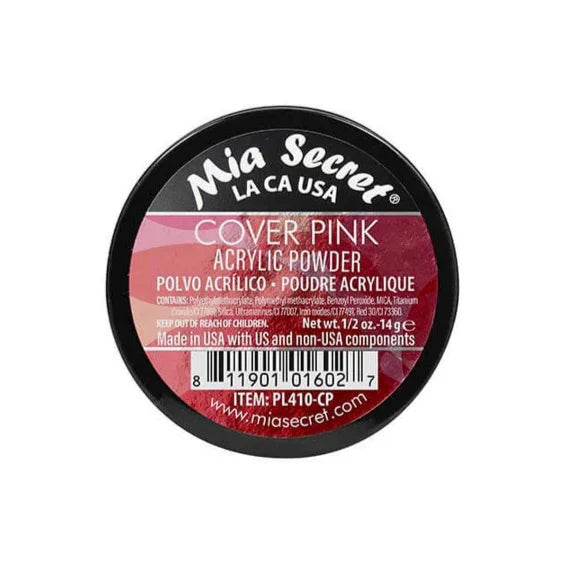 Mia Secret - Polvo Acrílico Cover Pink, 1oz, 2oz y 4oz