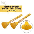 MINI DUSTER BRUSH - 2 Pcs Listing (YELLOW) #31