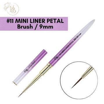 MINI LINER PETAL Nail Brush / 9mm #11 - 100% Kolinsky Hair