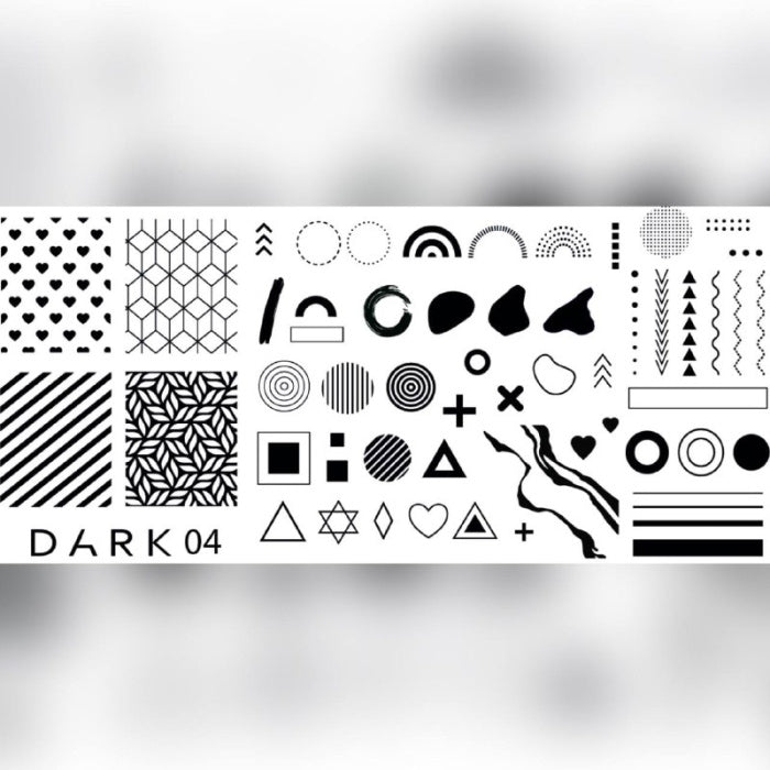 DARK 04 STAMPING PLATE  Article : DARK04