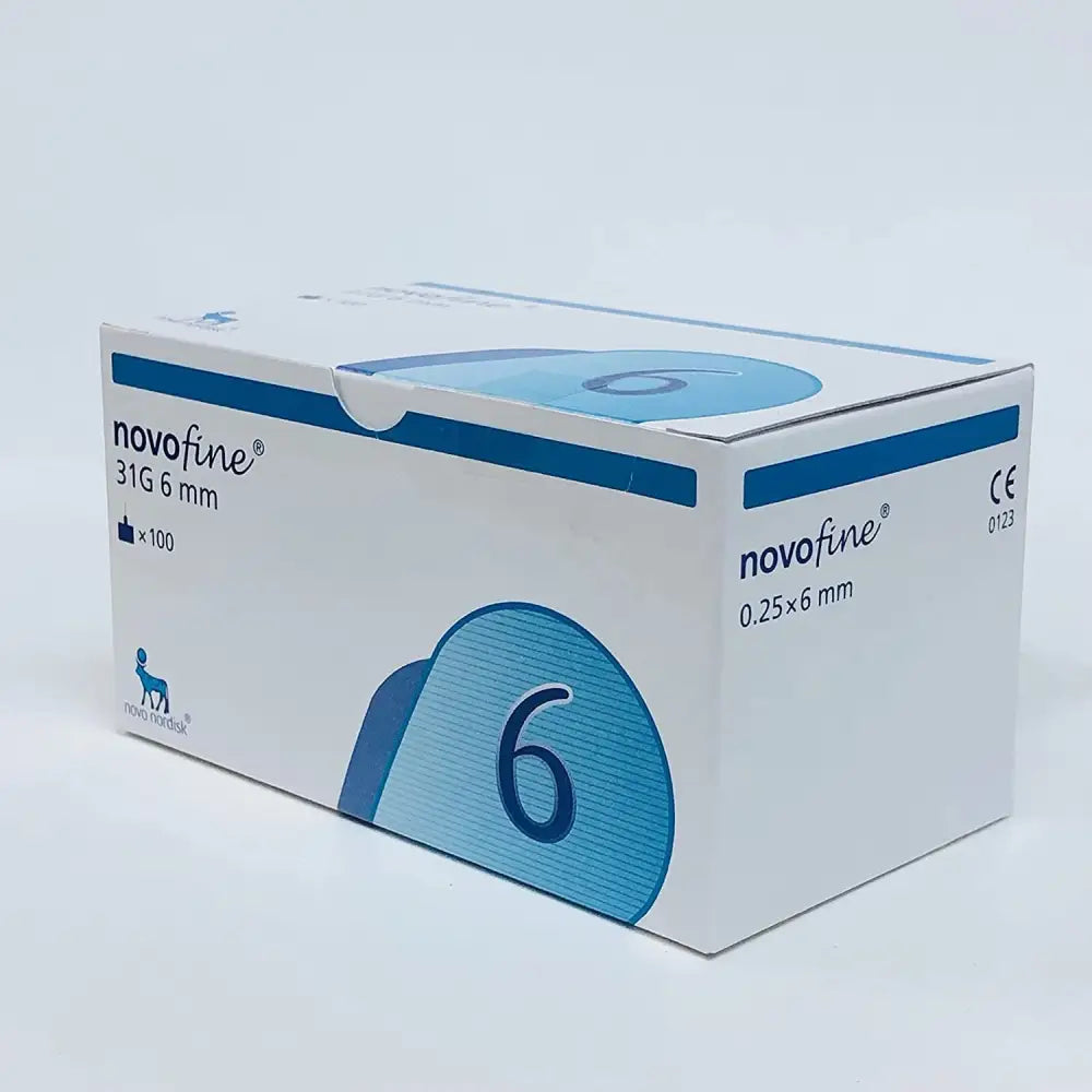 Agujas para pluma Novofine 6mm 31G