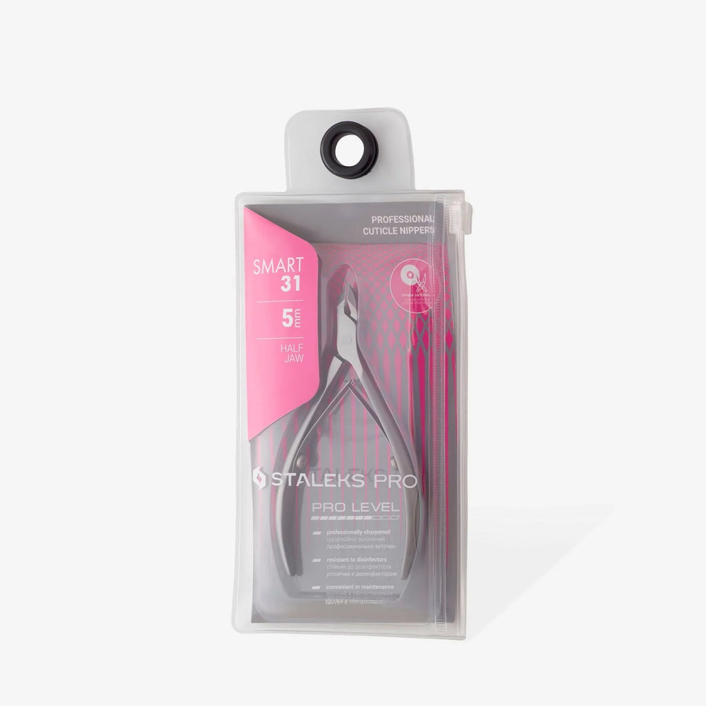 Alicates profesionales para cutículas STALEKS Pro Smart 31 de 5 mm Ns-31-5
