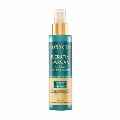 Acondicionador líquido reparador de queratina y argán Bioxcin 150 ml