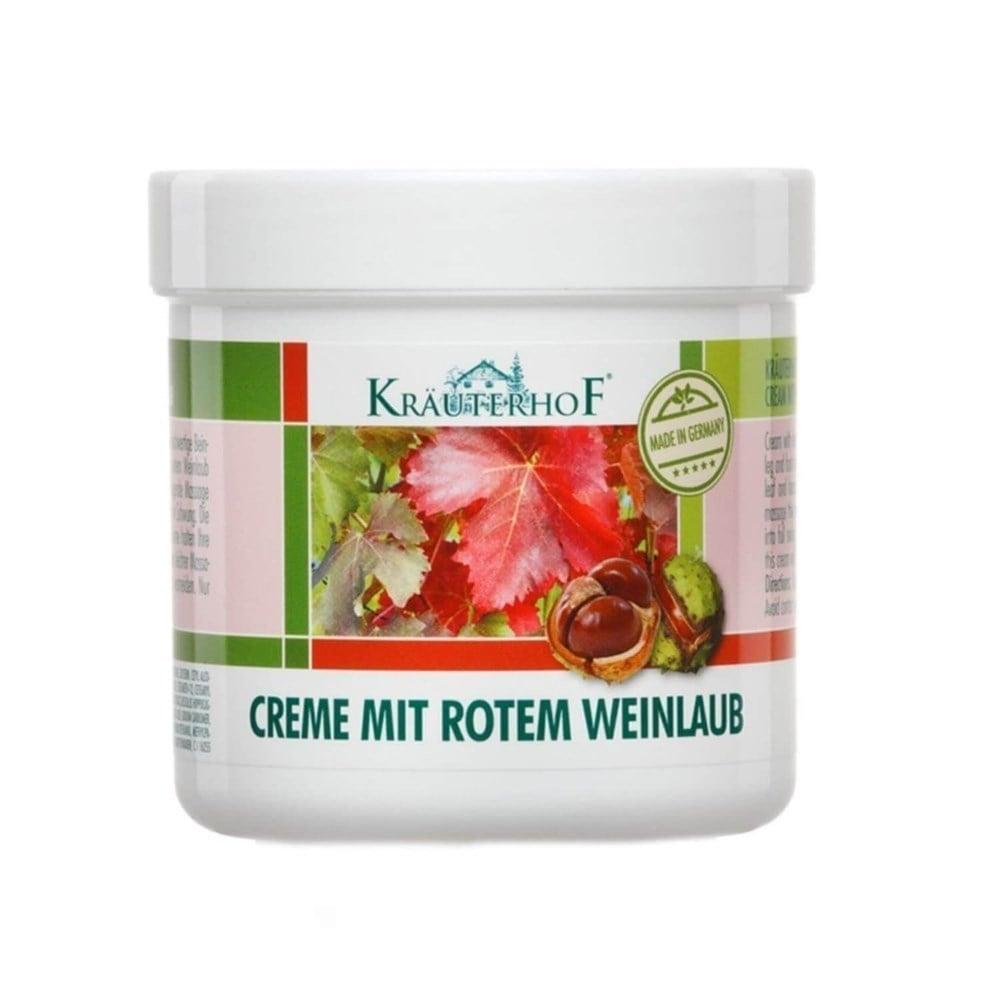 Castaño de Indias con hojas de vid roja para varices y piernas cansadas - Grande - 250 ml de Krauterhof