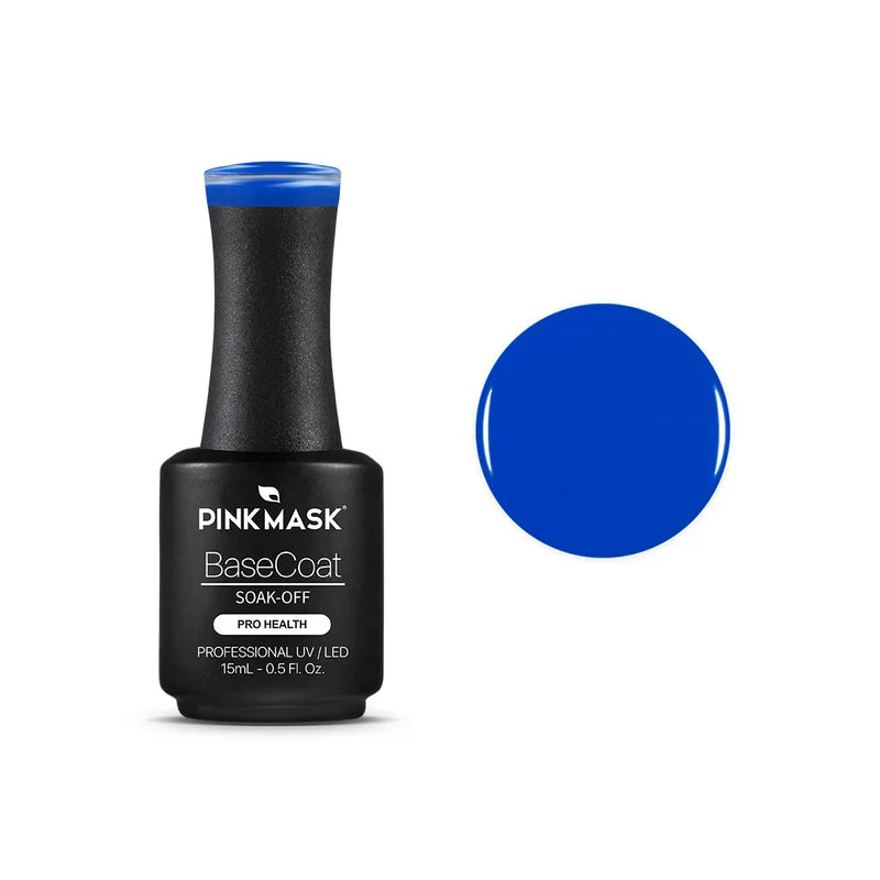Pink Mask - Capa Base de Color Azul Zafiro