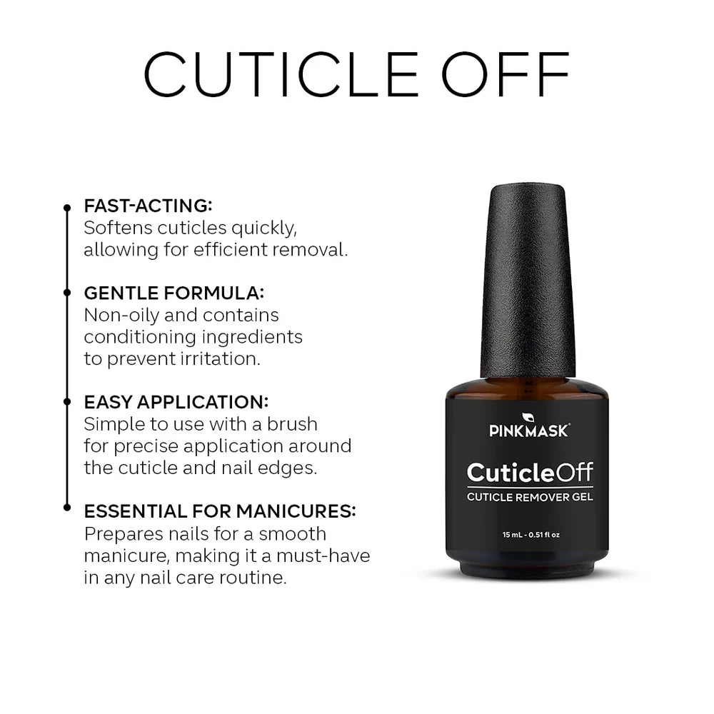 Mascarilla Rosa - Cuticle Off (Removedor), 17ml