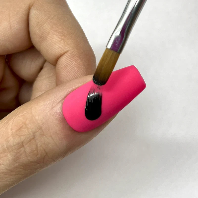 Pink Mask - Gel Brush Oval 04
