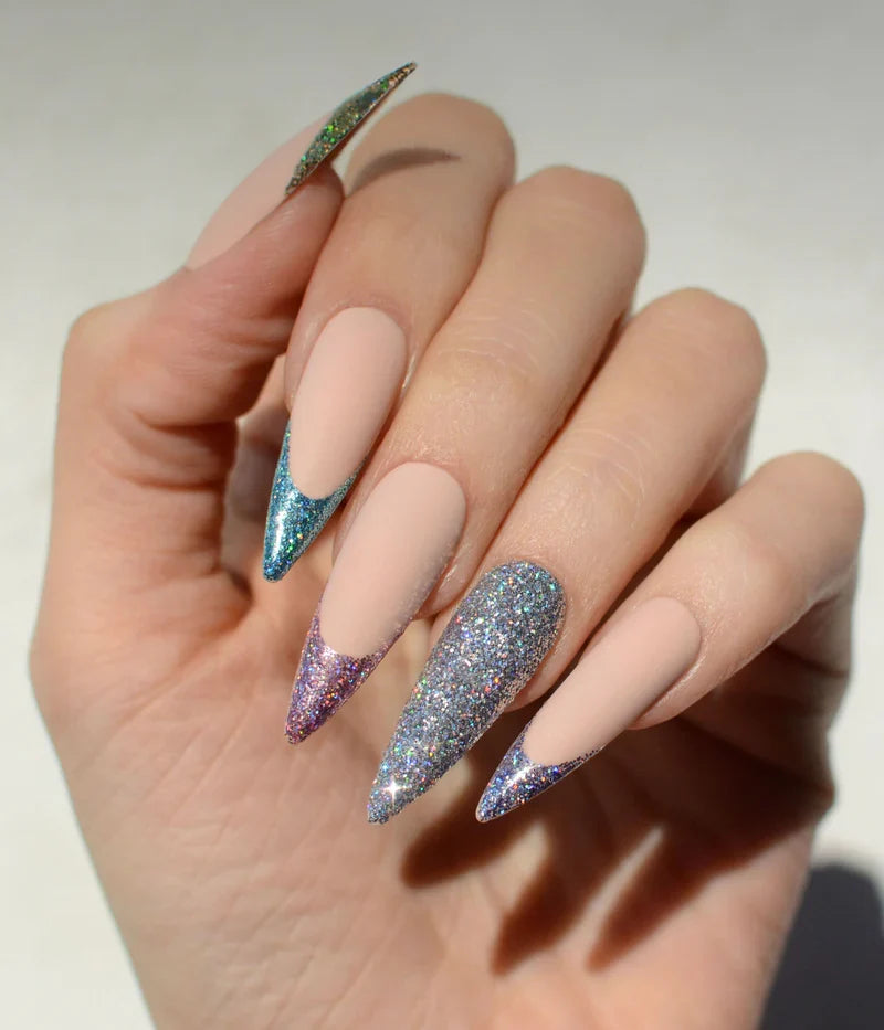 Máscara Rosa - Brillo Holográfico #5
